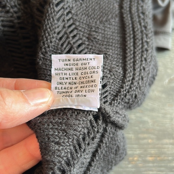 525 American Fauxchet Crochet Black Sleeveless Dress NWT - Picture 8 of 9